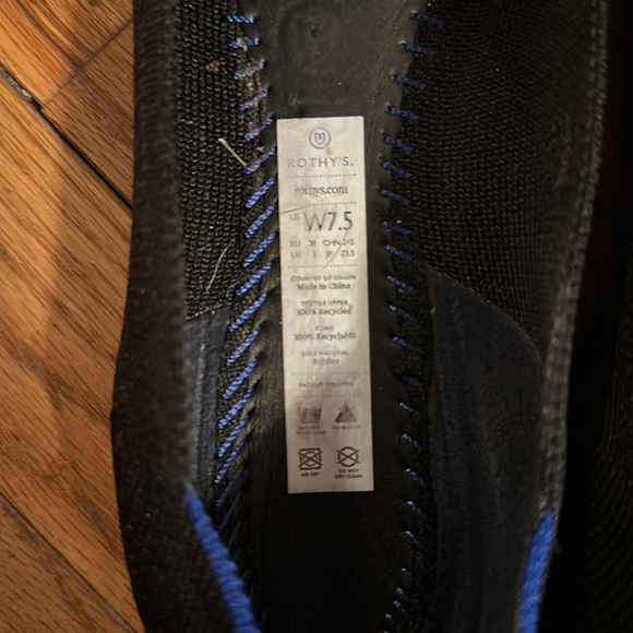 Rothy’s black pointed-toe flat size 7.5 - Picture 8 of 8